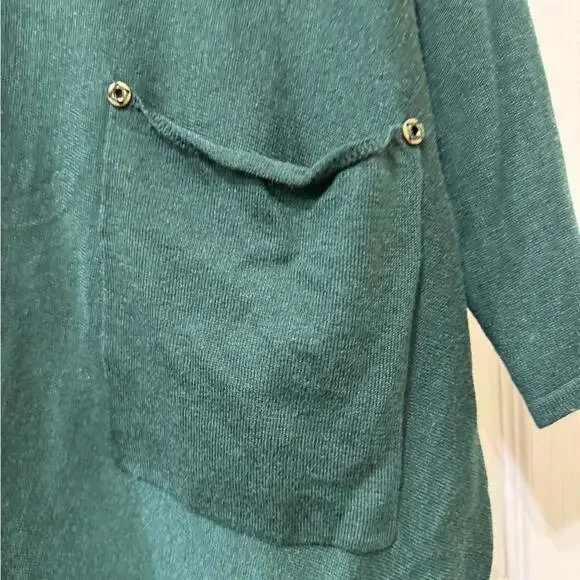 Kerisma oversized sweater in excellent condition.  The emerald color is amazing! - Picture 4 of 5